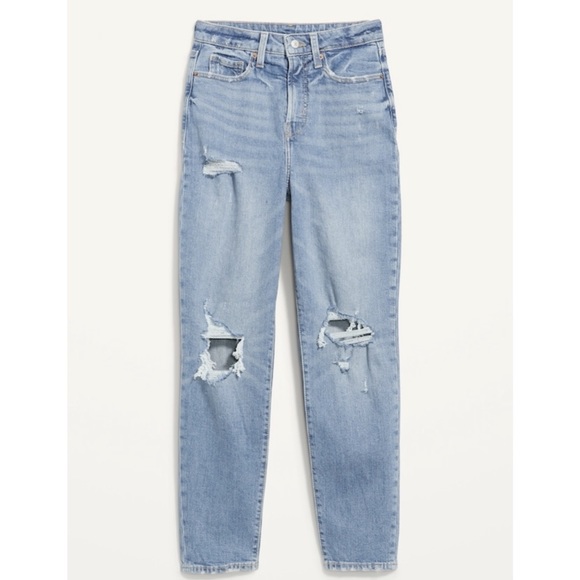 High Waist Straight Leg Jeans - Picture 5 of 7